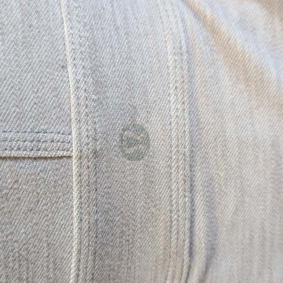 Lululemon Ride On Rock Blazer Moto Jacket Convertible Fossil Gray Size 4 - Picture 8 of 12